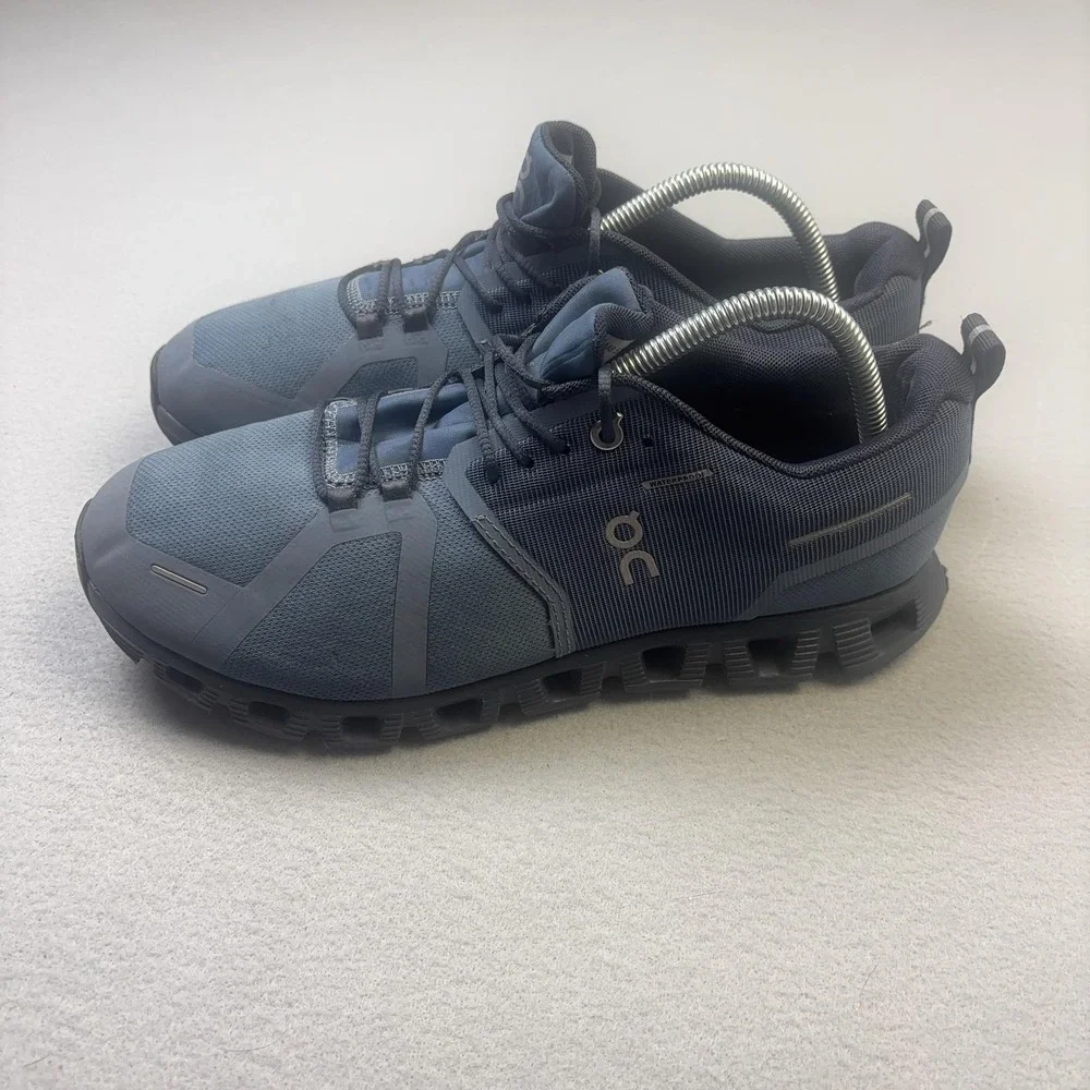 On Cloud Waterproof Shoes Mens Size 8.5 Blue CloudTec Running Sneakers 59.98531
